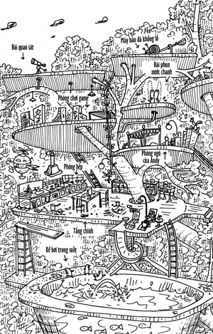 bộ nhà trên cây 13 tầng