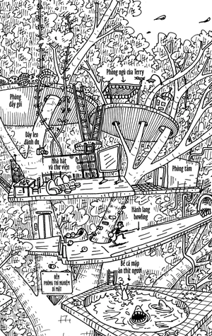 bộ nhà trên cây 13 tầng