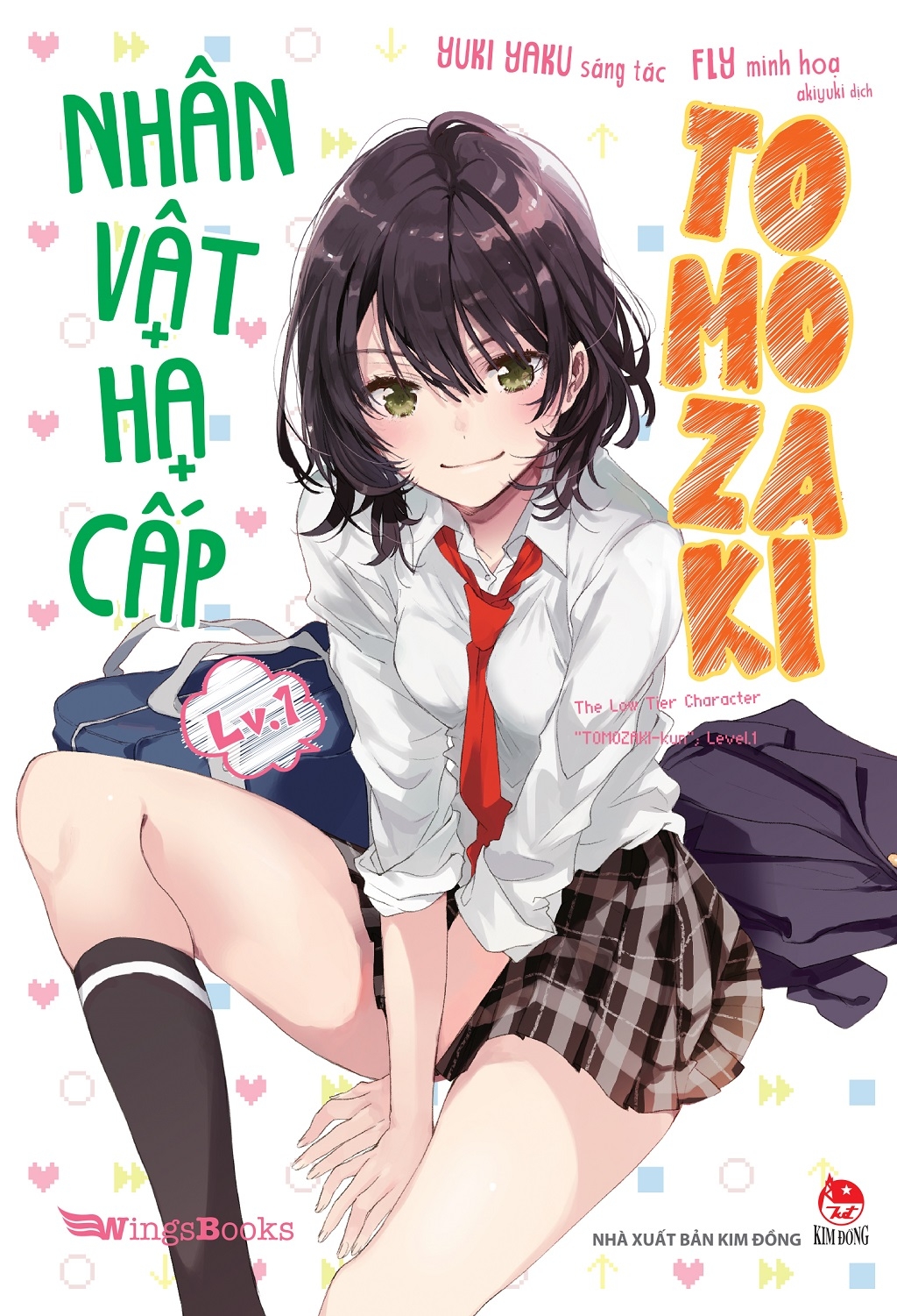 bộ nhân vật hạ cấp tomozaki - tập 1