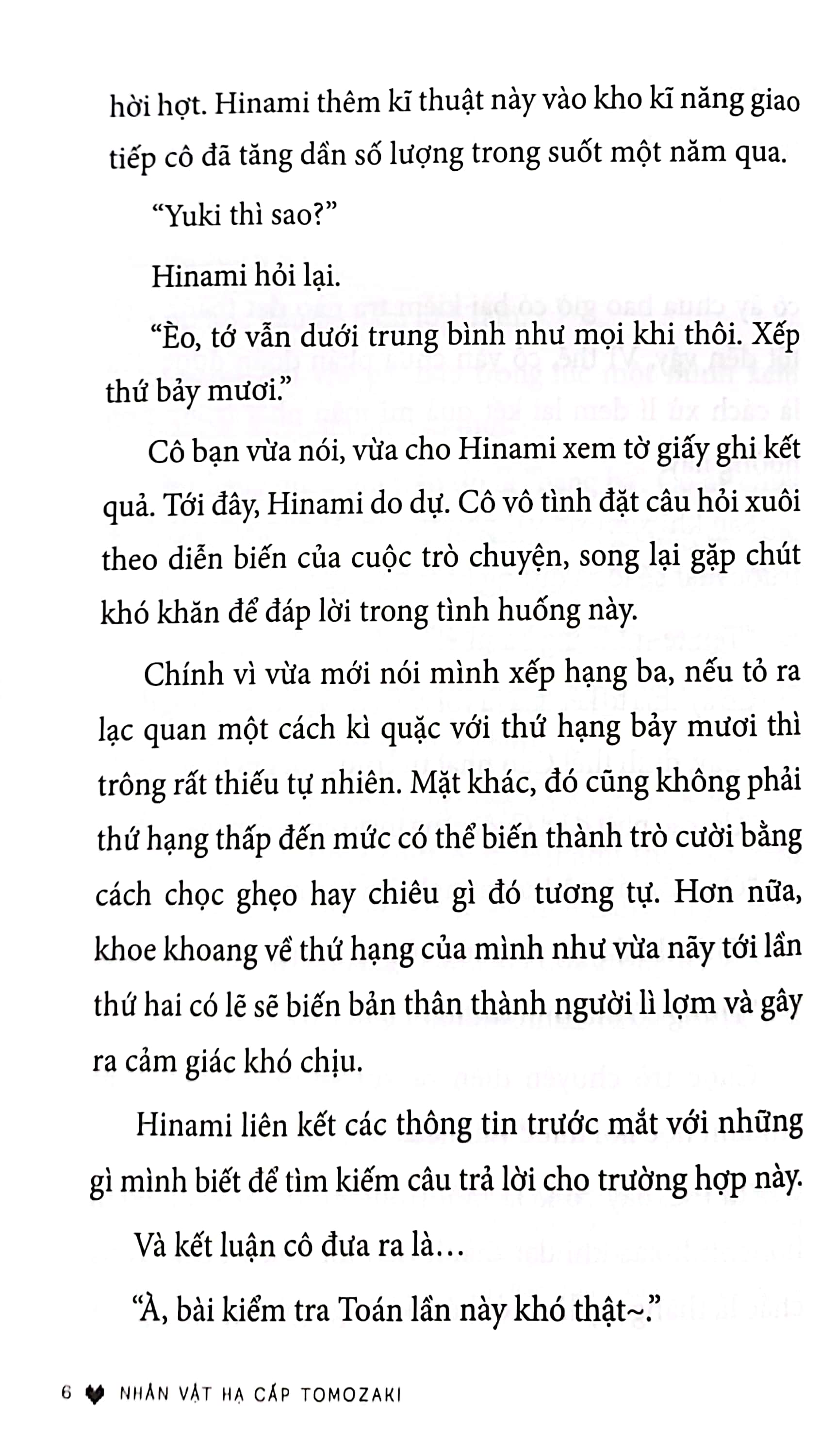 bộ nhân vật hạ cấp tomozaki - tập 6.5 - tặng thẻ normal