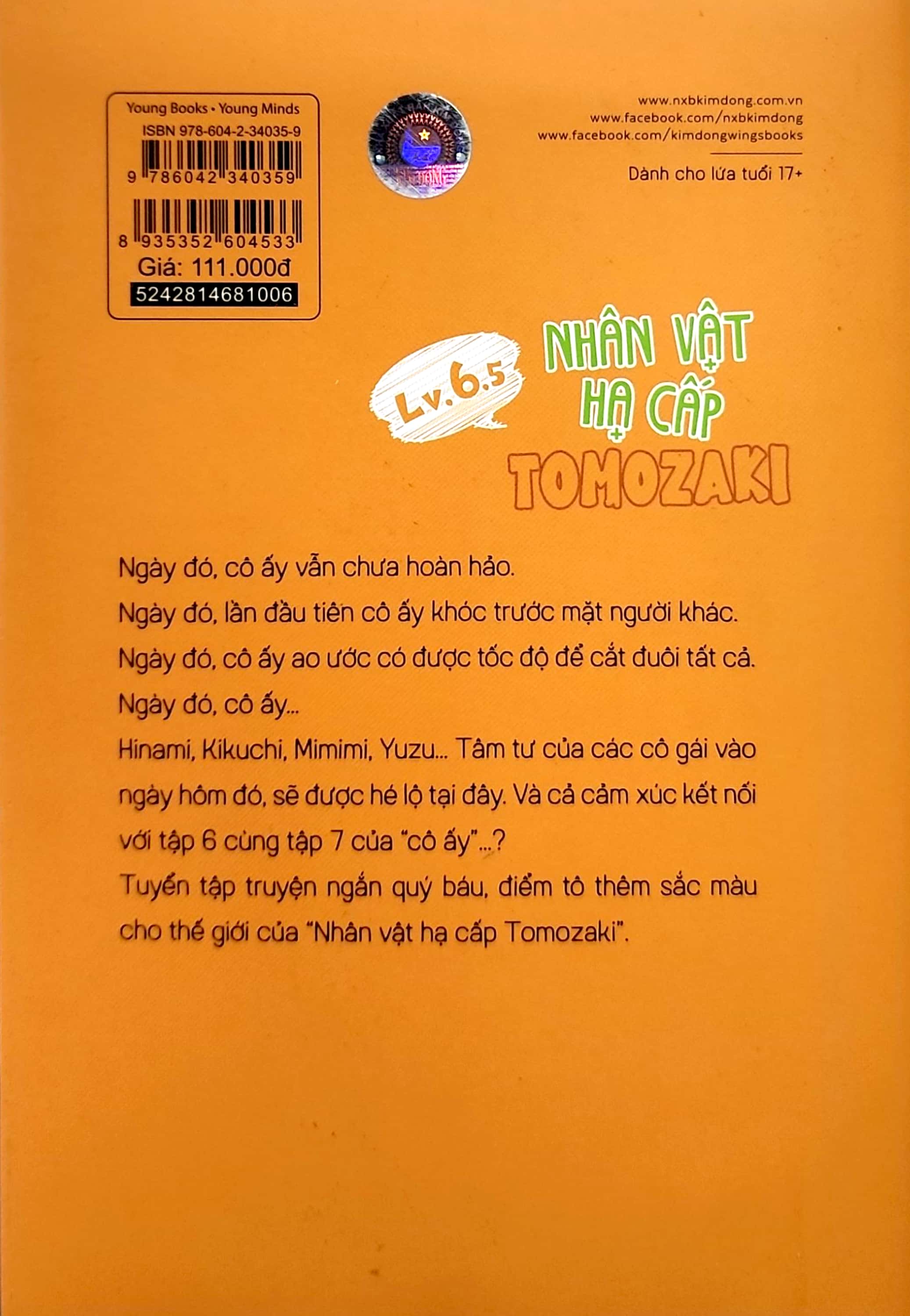 bộ nhân vật hạ cấp tomozaki - tập 6.5 - tặng thẻ normal