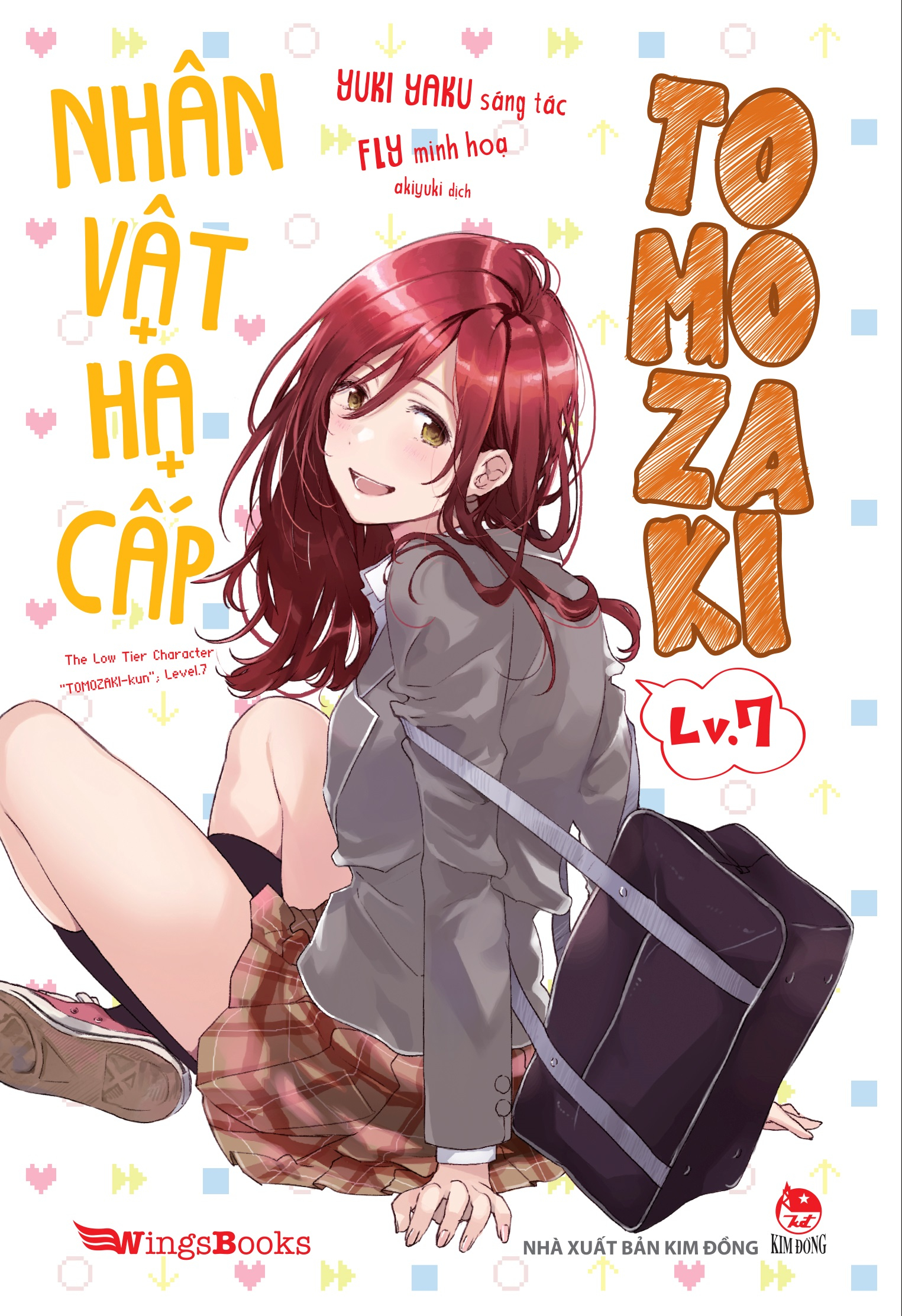 bộ nhân vật hạ cấp tomozaki - tập 7 - tặng thẻ normal + thẻ super rare + standee ivory