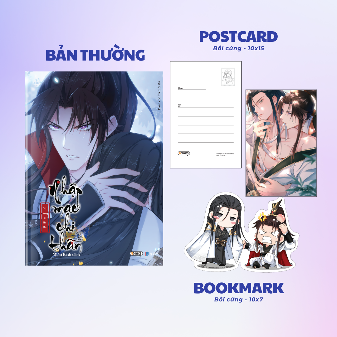 bộ nhập mạc chi thần - tập 3 - tặng kèm bookmark bồi cứng + postcard bồi cứng 2 mặt