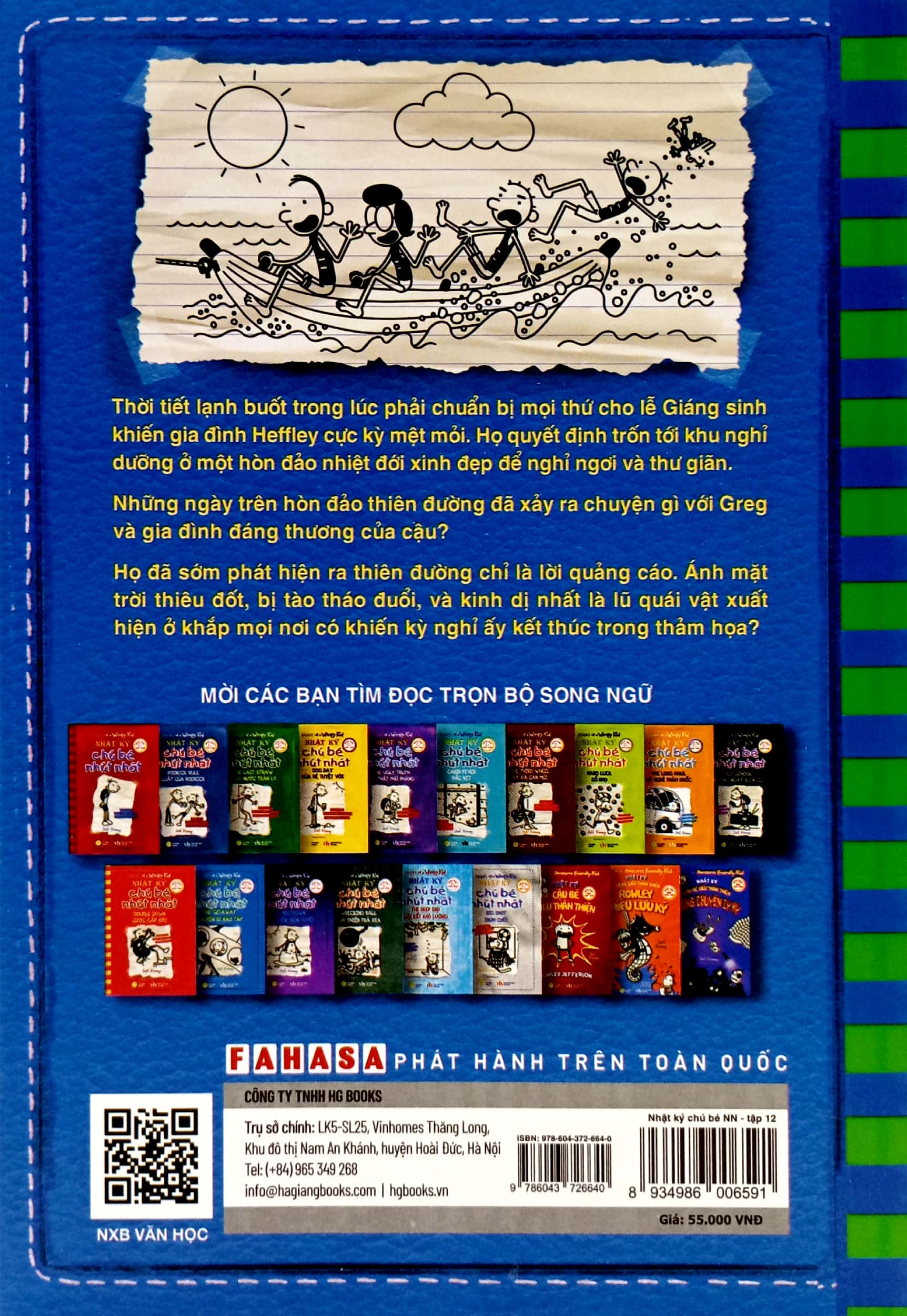 bộ nhật ký chú bé nhút nhát - tập 12: chuyến đi bão táp