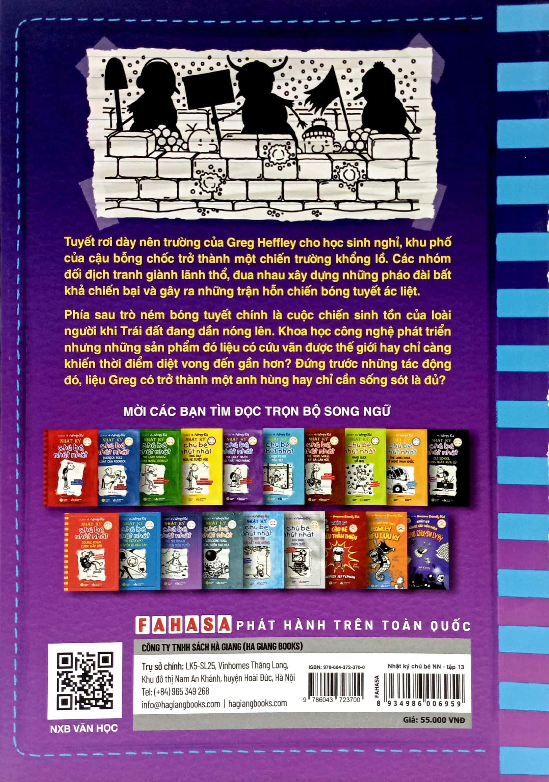 bộ nhật ký chú bé nhút nhát - tập 13: đại chiến trên tuyết