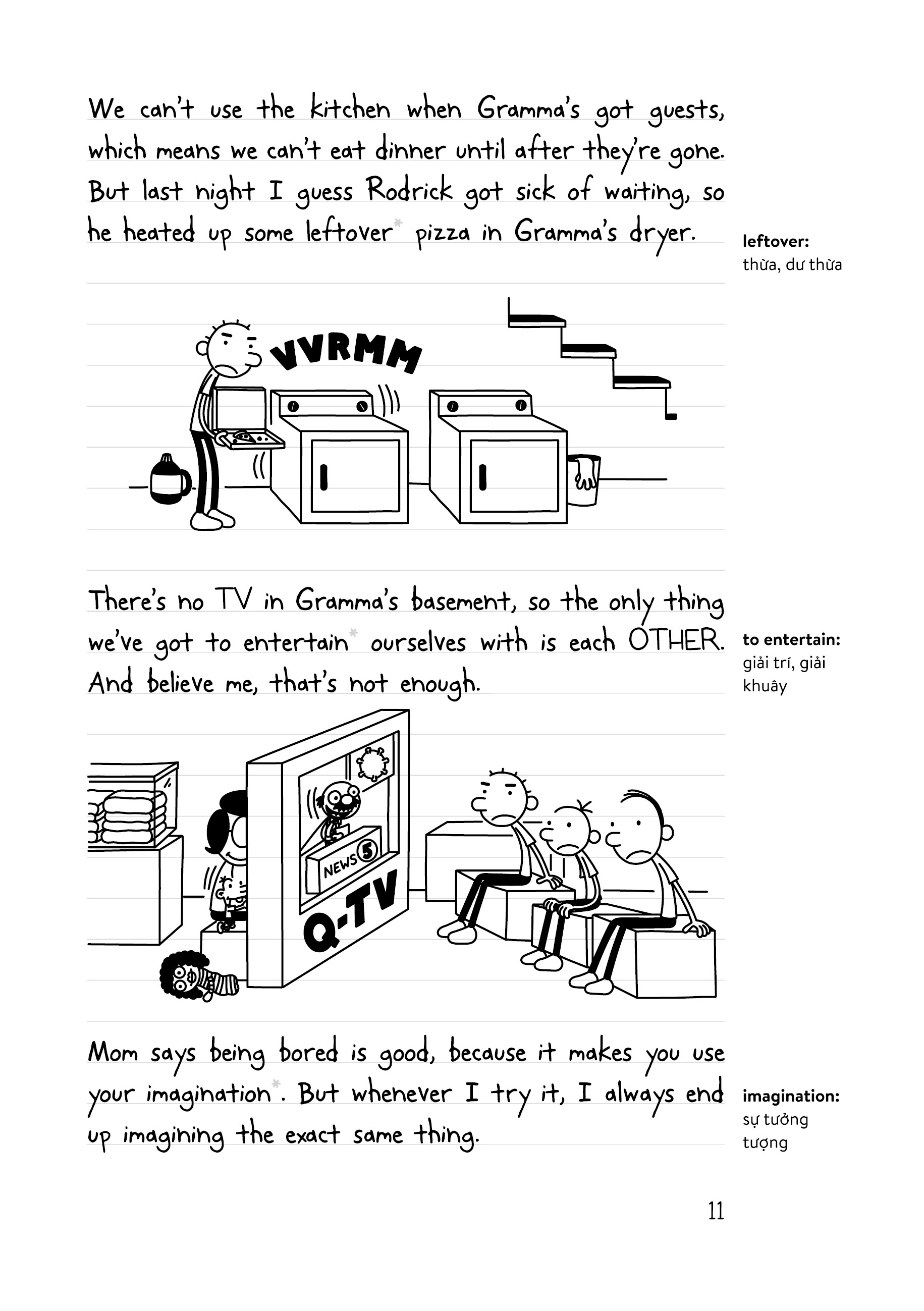 bộ nhật ký chú bé nhút nhát - tập 15: the deep end - cái kết khó lường (song ngữ việt-anh)