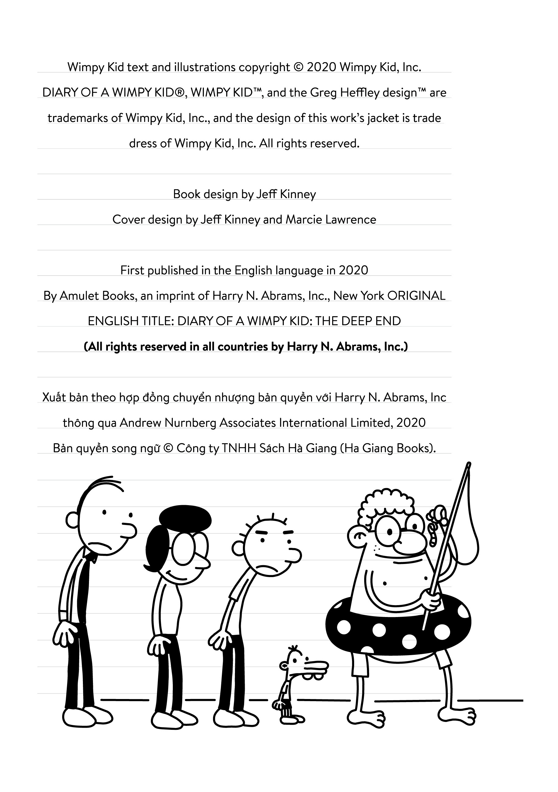 bộ nhật ký chú bé nhút nhát - tập 15: the deep end - cái kết khó lường (song ngữ việt-anh)