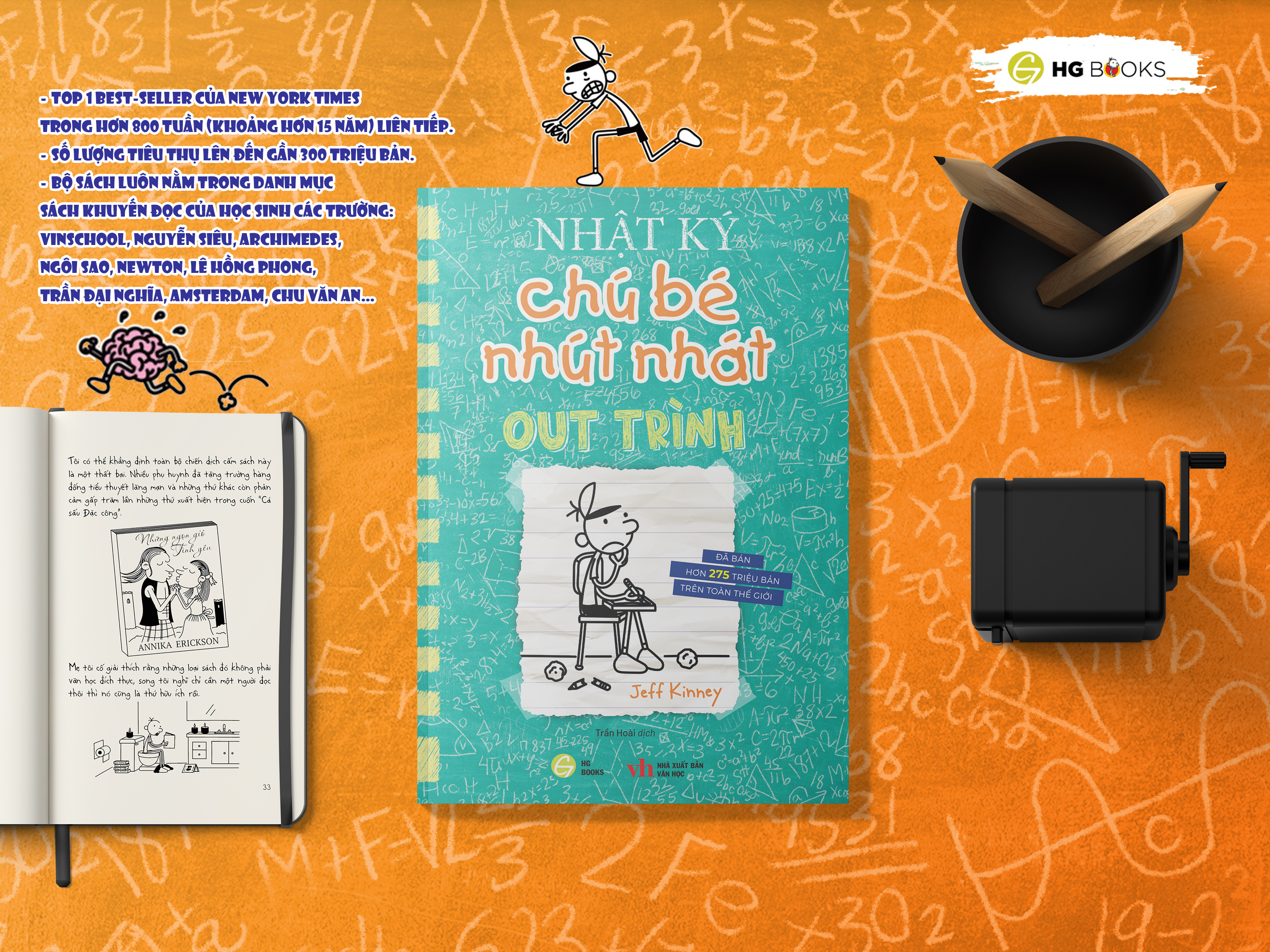 bộ nhật ký chú bé nhút nhát - tập 18: out trình