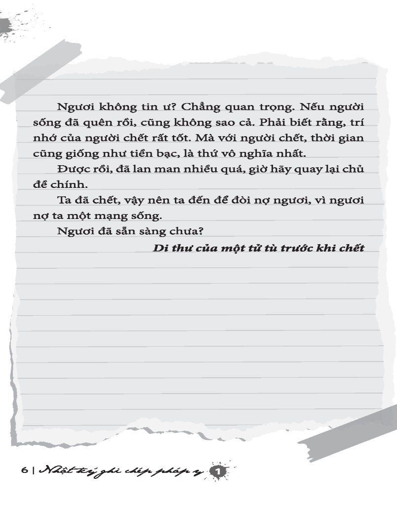 Bo
						
										
										Nhat Ky Ghi Chep Phap Y - Tap 1 - Khuc Dao Dau Cua Dem