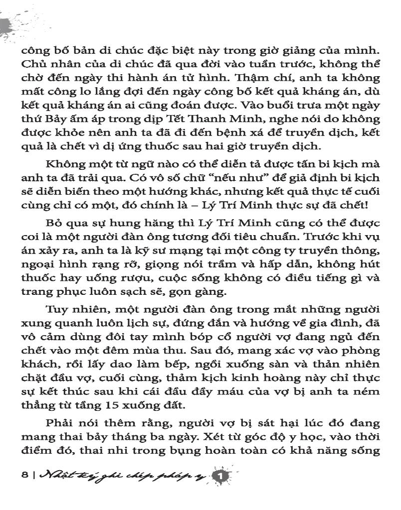 Bo
						
										
										Nhat Ky Ghi Chep Phap Y - Tap 1 - Khuc Dao Dau Cua Dem