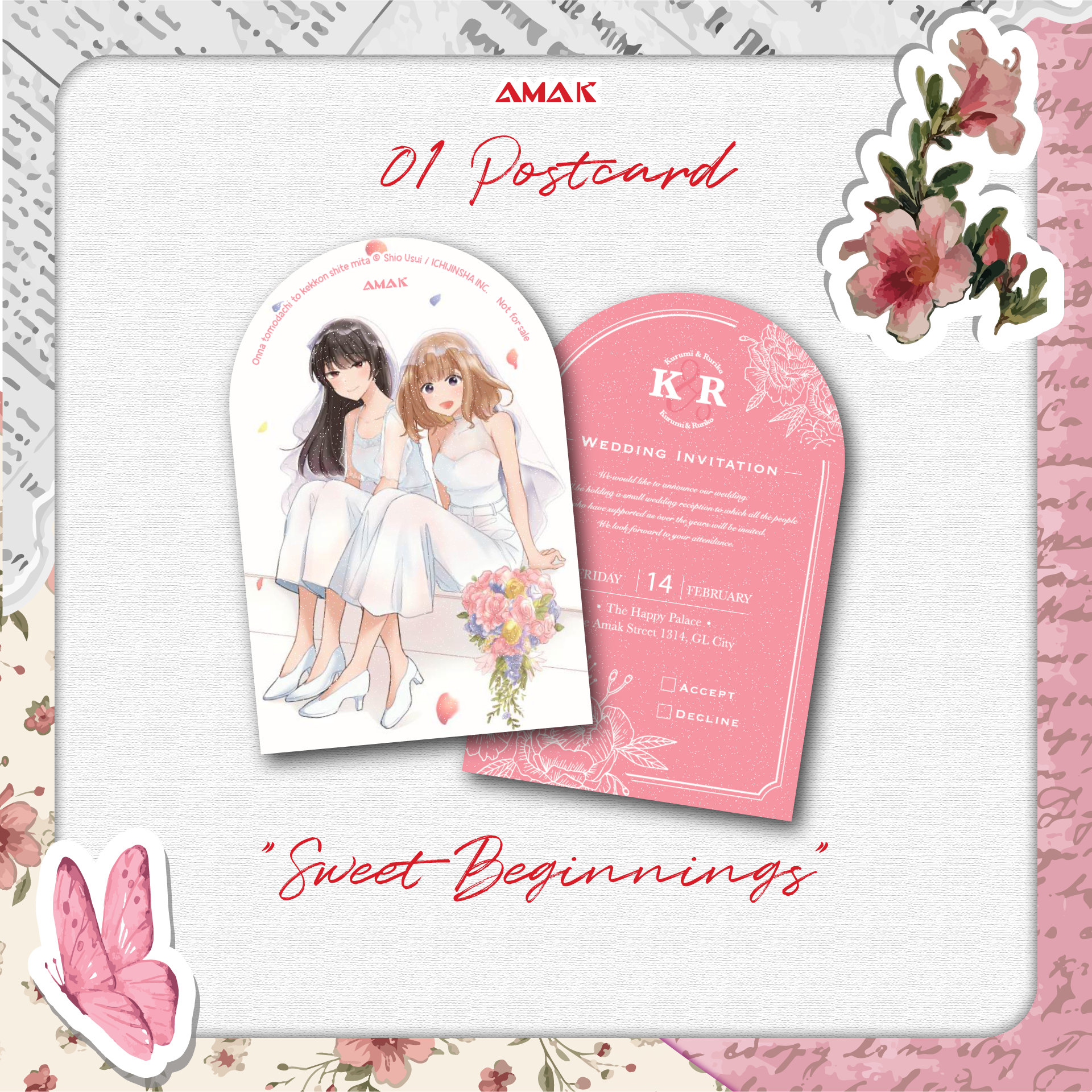 Bo
						
										
										Nhat Ky Ngay Chung Doi - Tap 1 - Tang Kem Thiep Cuoi "Our Wedding" Nhu Cat + Postcard Nhu "Sweet Beginnings"