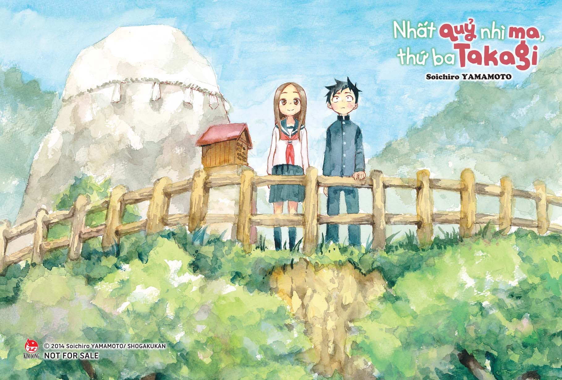 bộ nhất quỷ nhì ma, thứ ba takagi - tập 14 - tặng kèm postcard