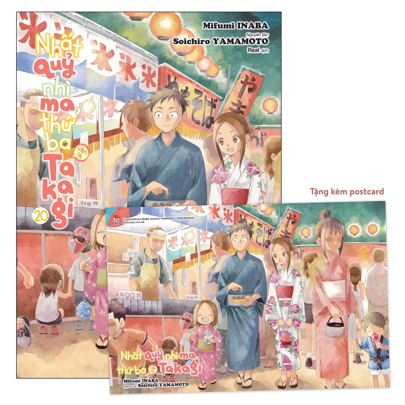 Bộ Nhất Quỷ Nhì Ma, Thứ Ba (Vẫn Là) Takagi - Tập 20 - Tặng Kèm Postcard