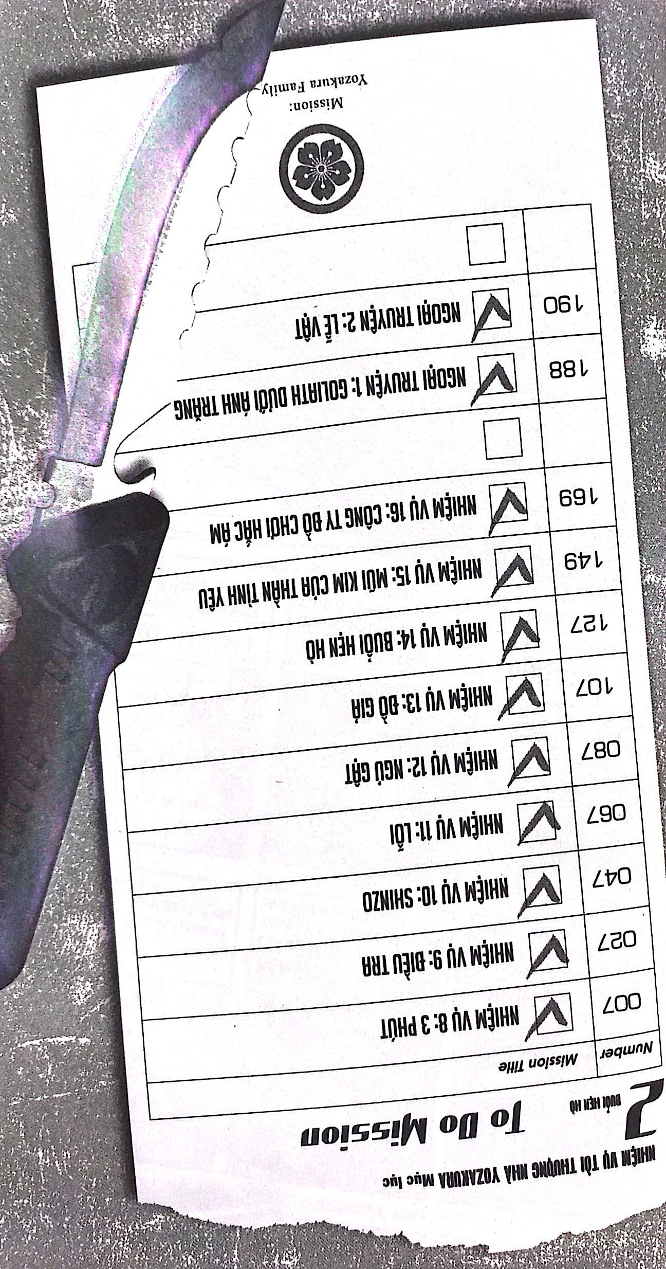 bộ nhiệm vụ tối thượng nhà yozakura - tập 2 - buổi hẹn hò