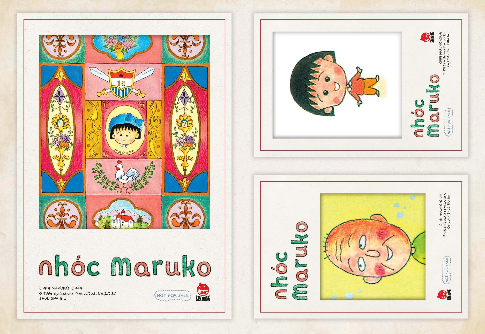 Bo
						
										
										Nhoc Maruko - Tap 10 - Tang Kem Set Postcard Polaroid