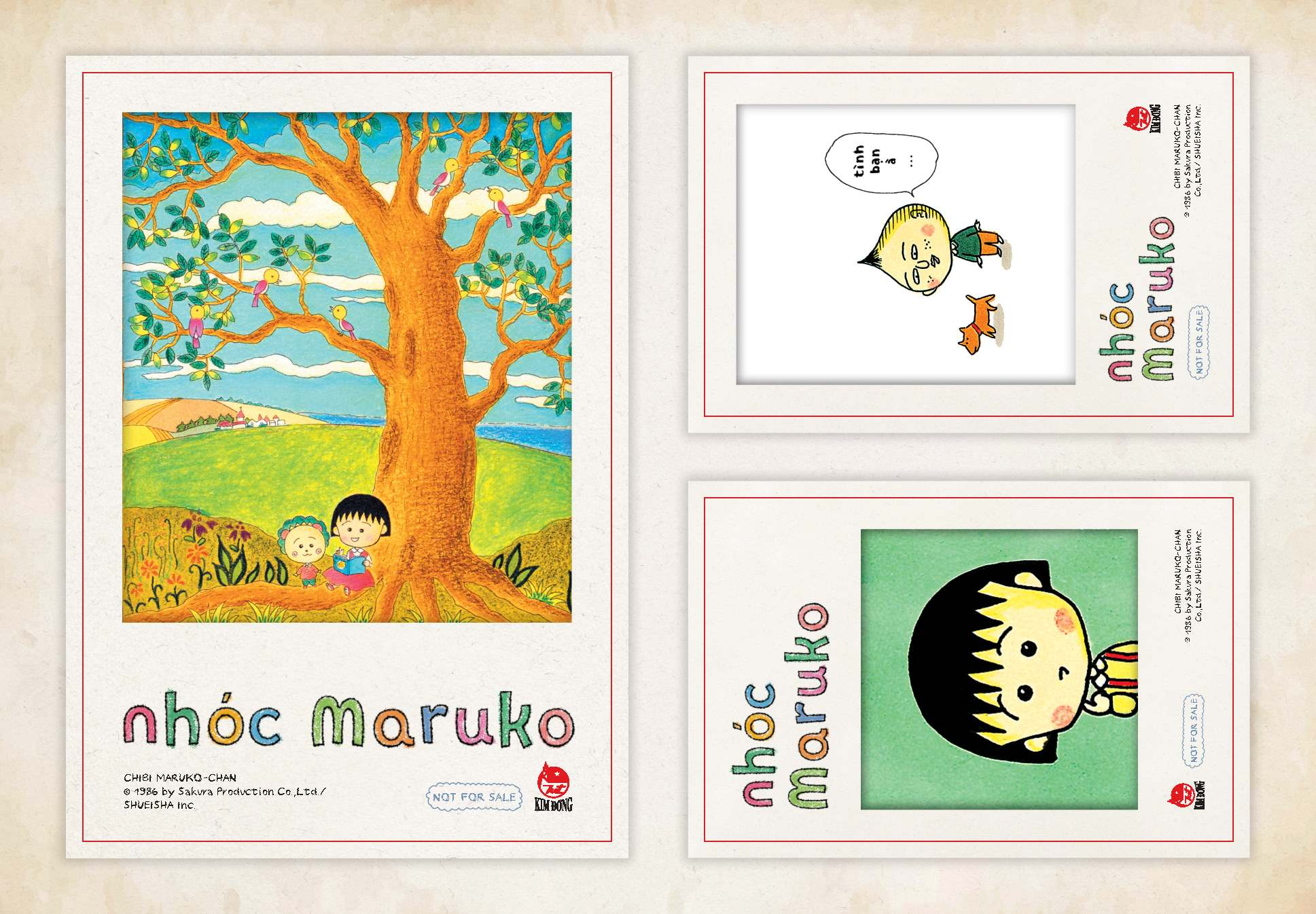 Bo
						
										
										Nhoc Maruko - Tap 11 - Tang Kem Set Postcard Polaroid