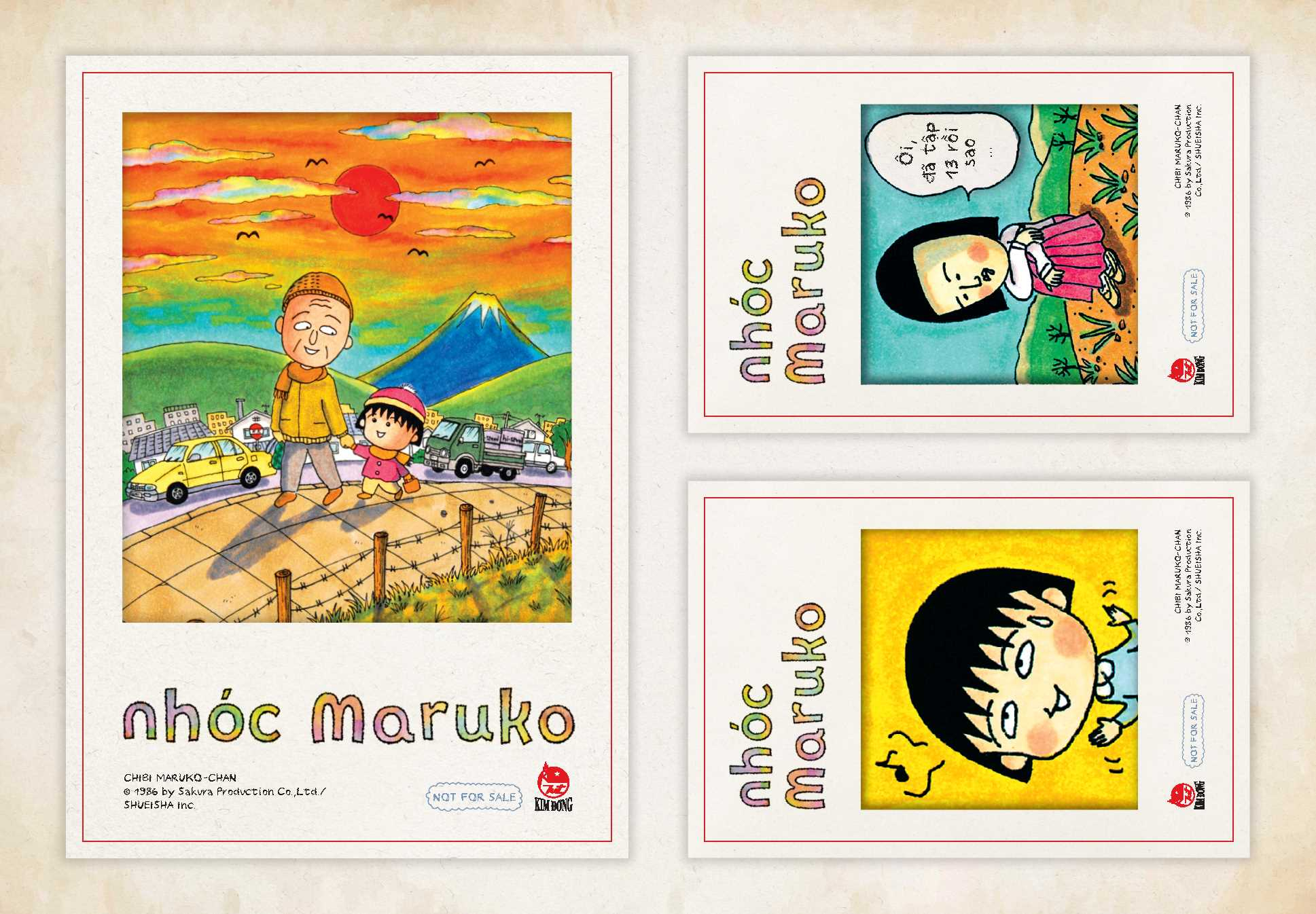 Bo
						
										
										Nhoc Maruko - Tap 13 - Tang Kem Set Postcard Polaroid