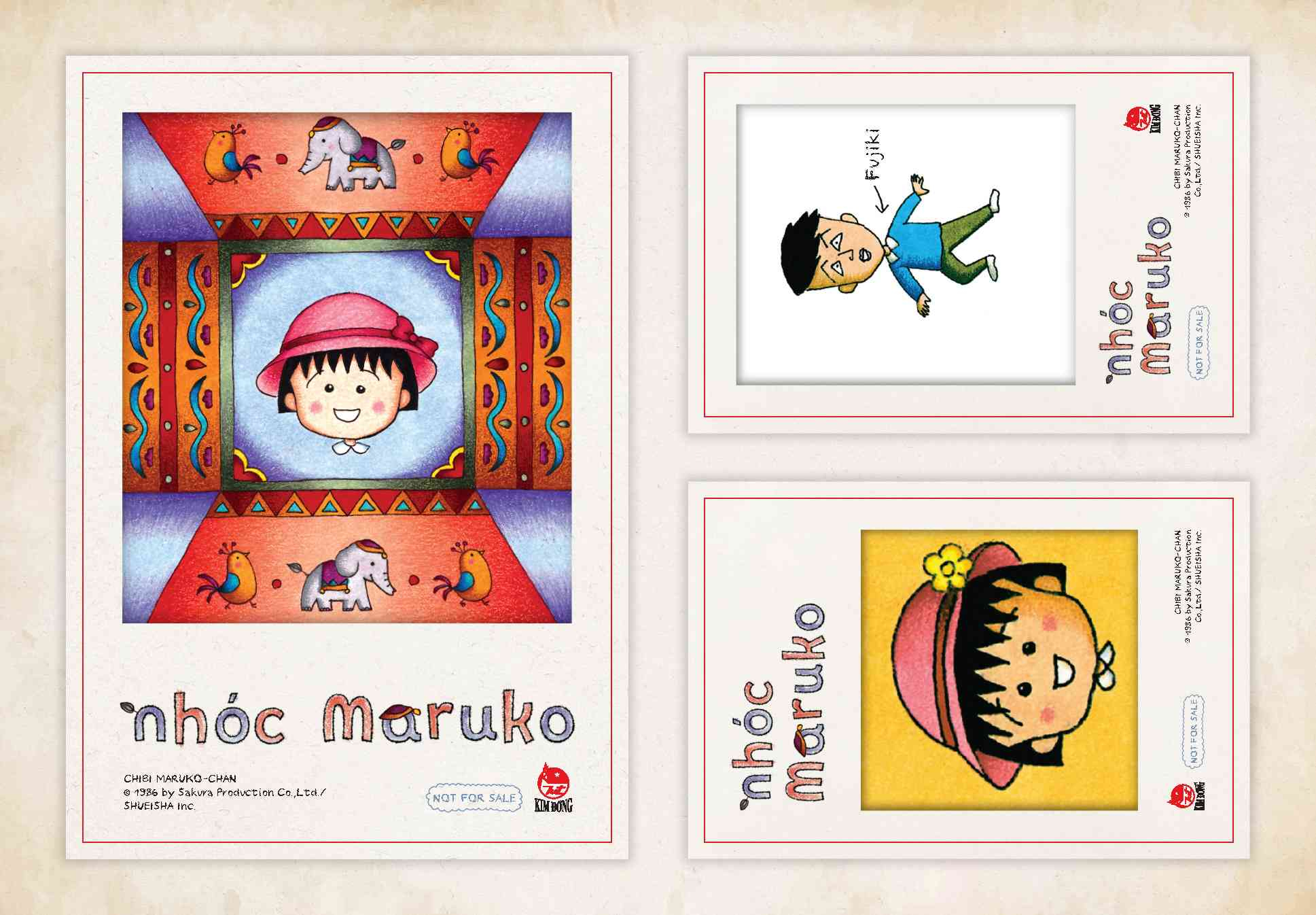 Bo
						
										
										Nhoc Maruko - Tap 14 - Tang Kem Set Postcard Polaroid