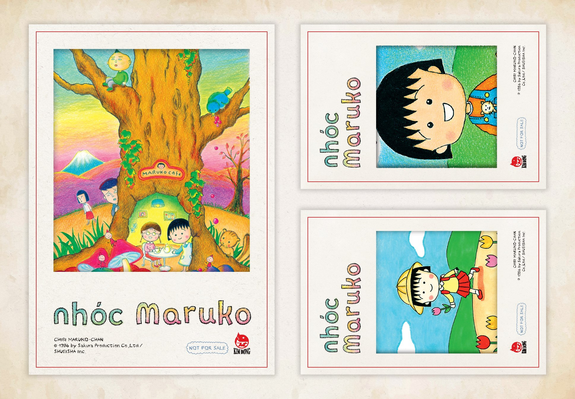 Bo
						
										
										Nhoc Maruko - Tap 16 - Tang Kem Set Postcard Polaroid