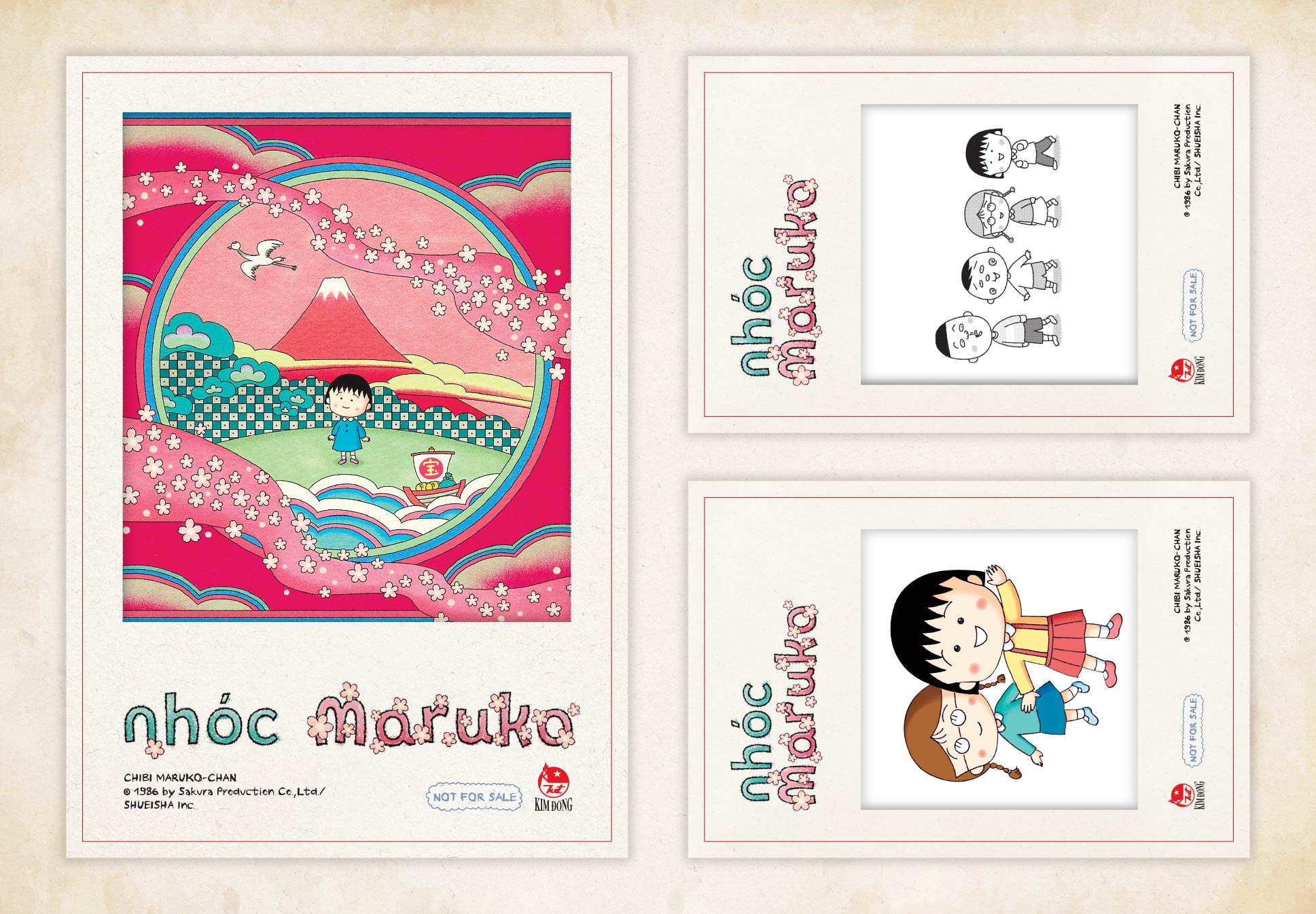 Bo
						
										
										Nhoc Maruko - Tap 18 - Tang Kem Set Postcard Polaroid