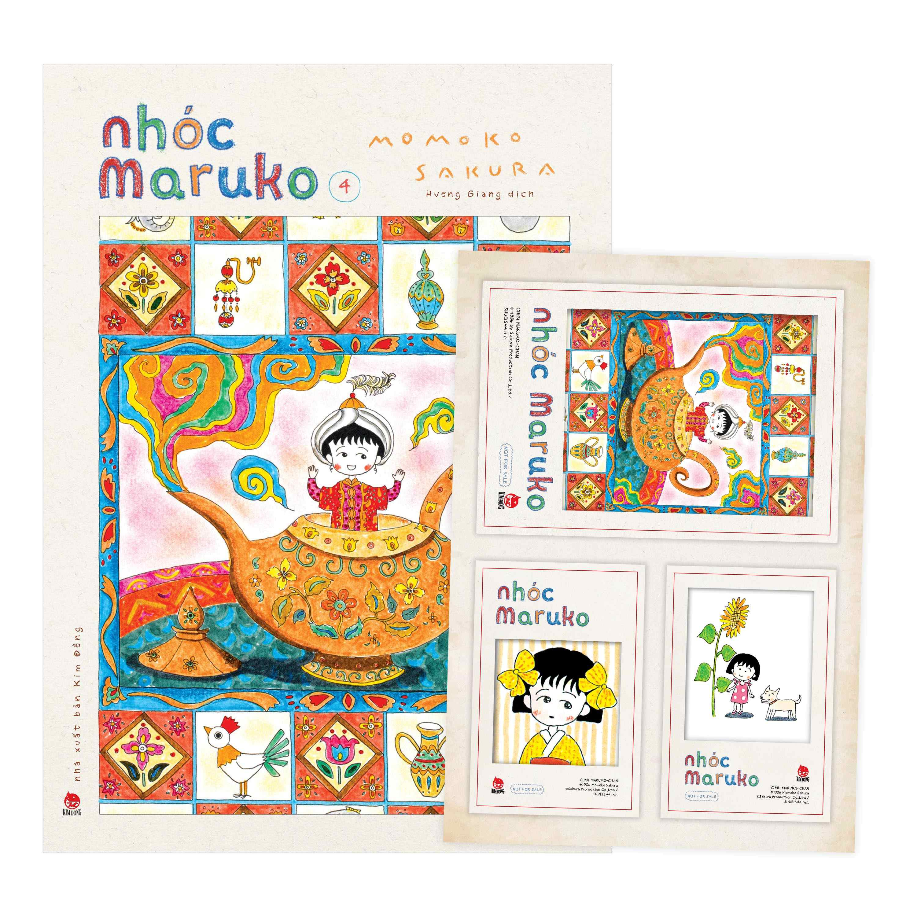 bộ nhóc maruko - tập 4 - tặng kèm set card polaroid