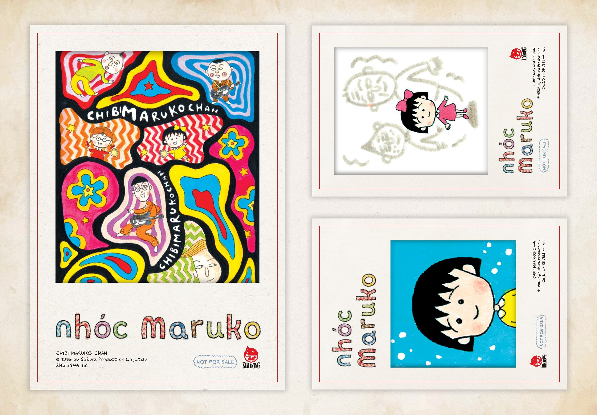 bộ nhóc maruko - tập 8 - tặng kèm set card polaroid