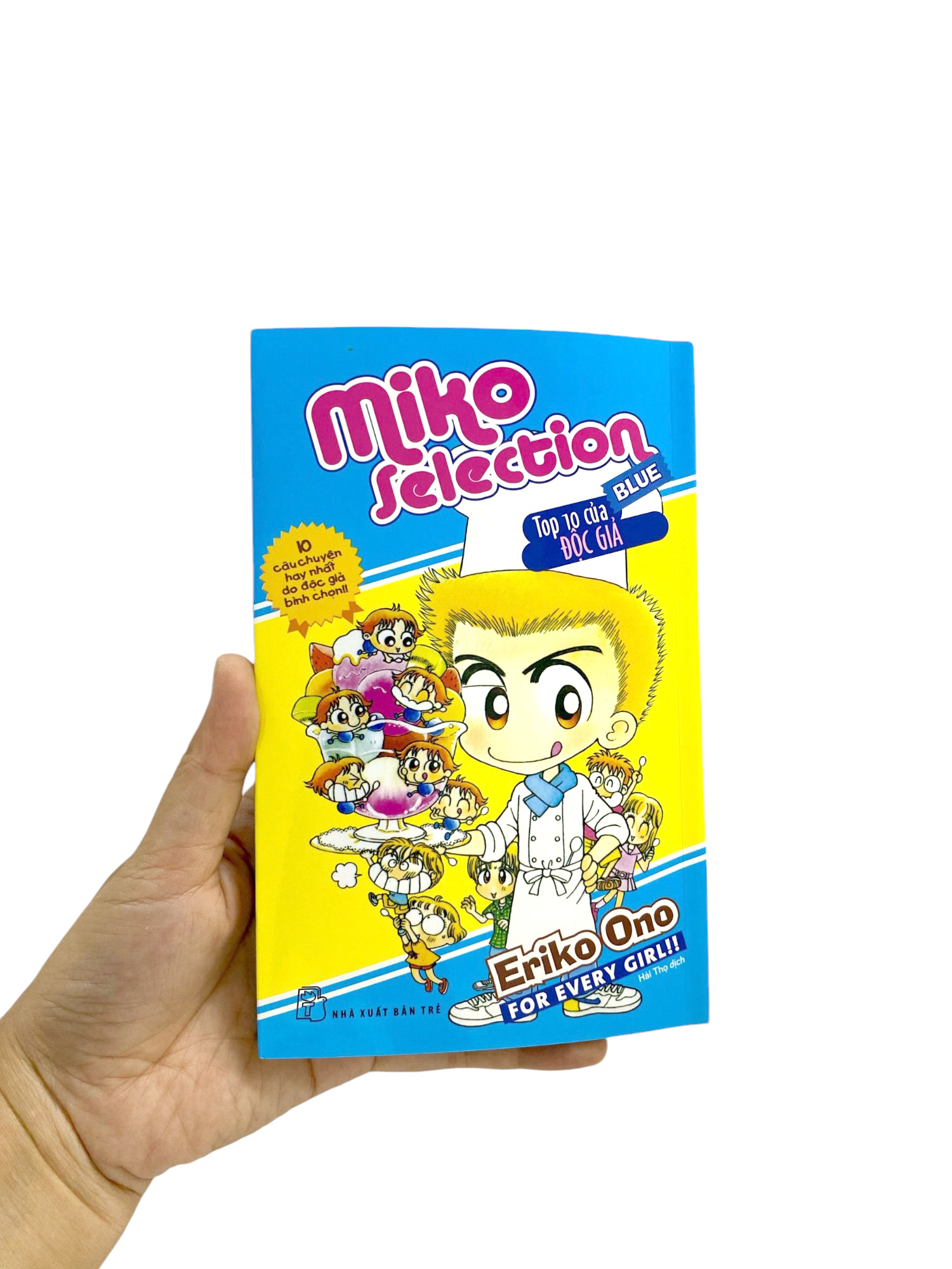 bộ nhóc miko! cô bé nhí nhảnh - miko selection - blue - top 10 của độc giả (tái bản 2023)