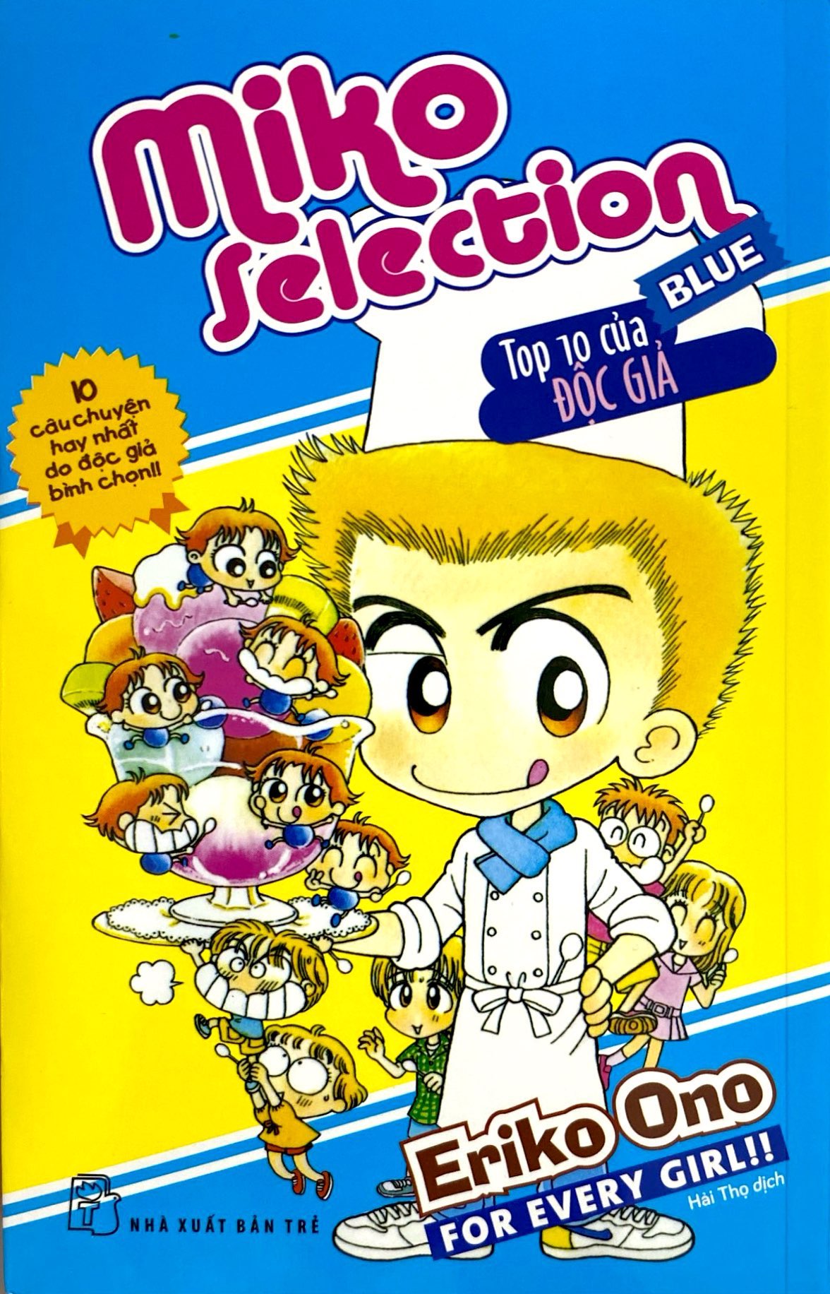 bộ nhóc miko! cô bé nhí nhảnh - miko selection - blue - top 10 của độc giả (tái bản 2023)