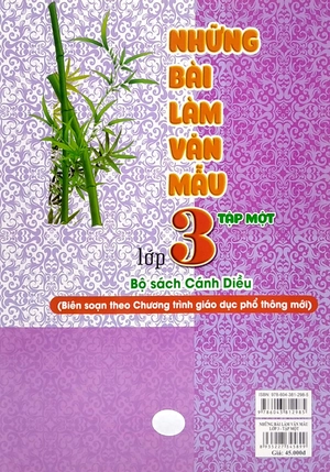 bộ những bài làm văn mẫu lớp 3 - tập 1 (bộ sách cánh diều)
