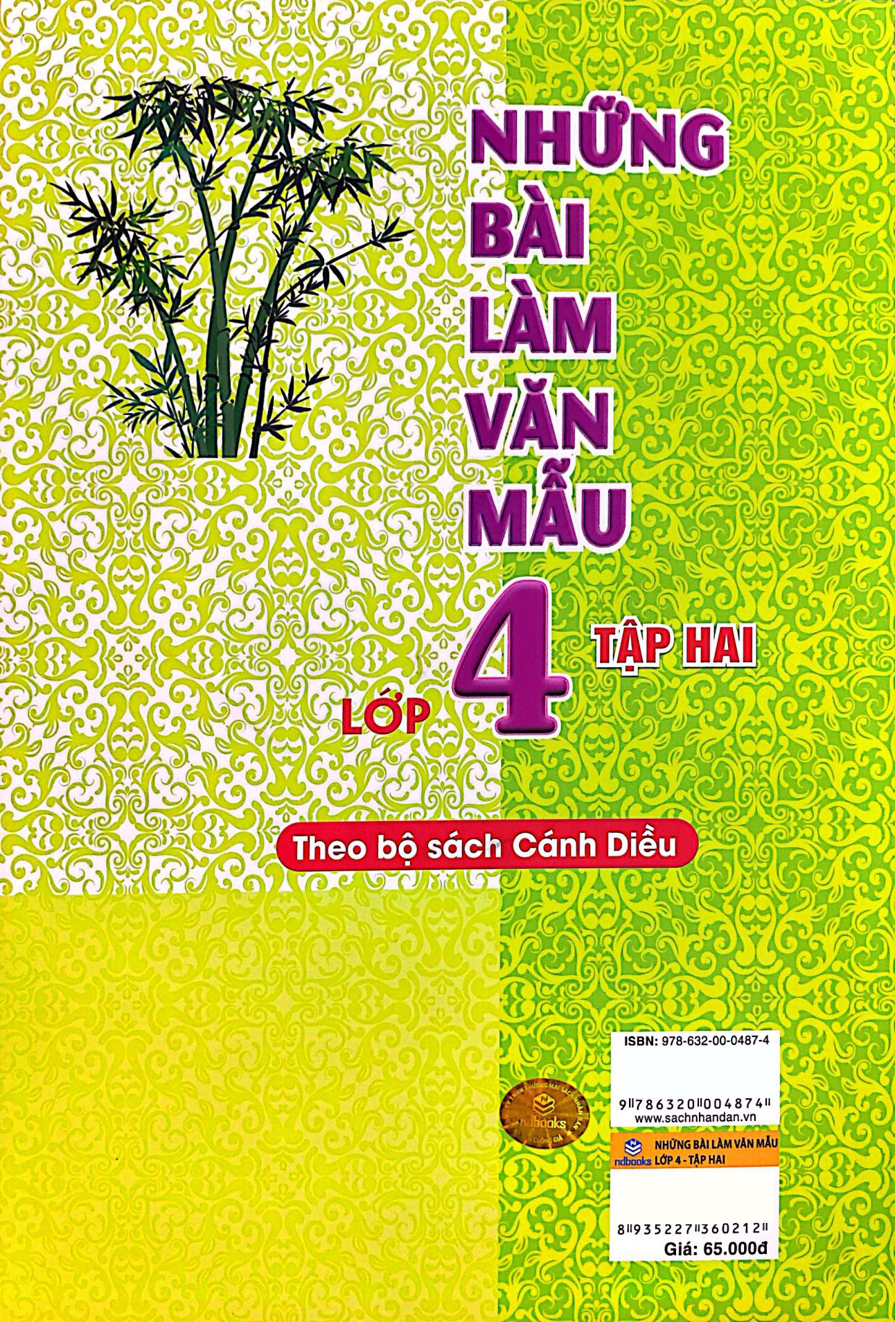 Bo
						
										
										Nhung Bai Lam Van Mau Lop 4 - Tap 2 (Canh Dieu) (Tai Ban 2025)