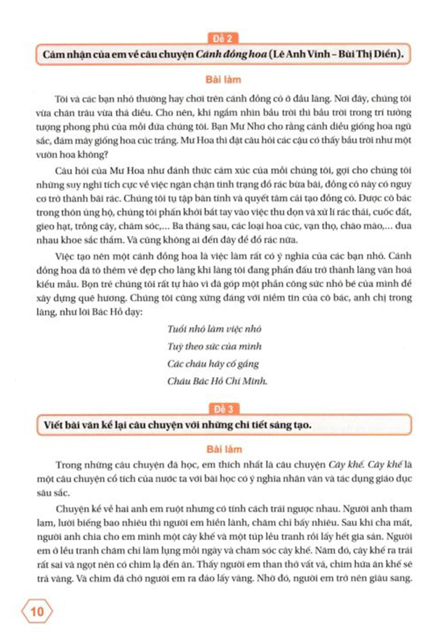 Bo
						
										
										Nhung Bai Lam Van Mau Lop 5 - Tap 1 (Ket Noi)