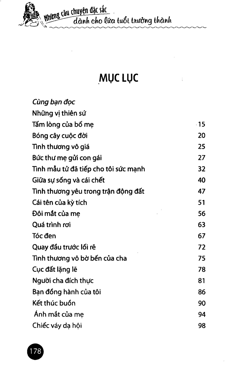 bộ những câu chuyện đặc sắc dành cho lứa tuổi trưởng thành - tập 1