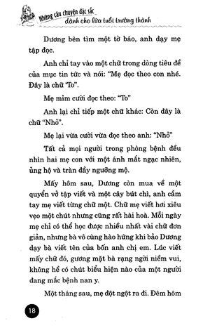 bộ những câu chuyện đặc sắc dành cho lứa tuổi trưởng thành - tập 2