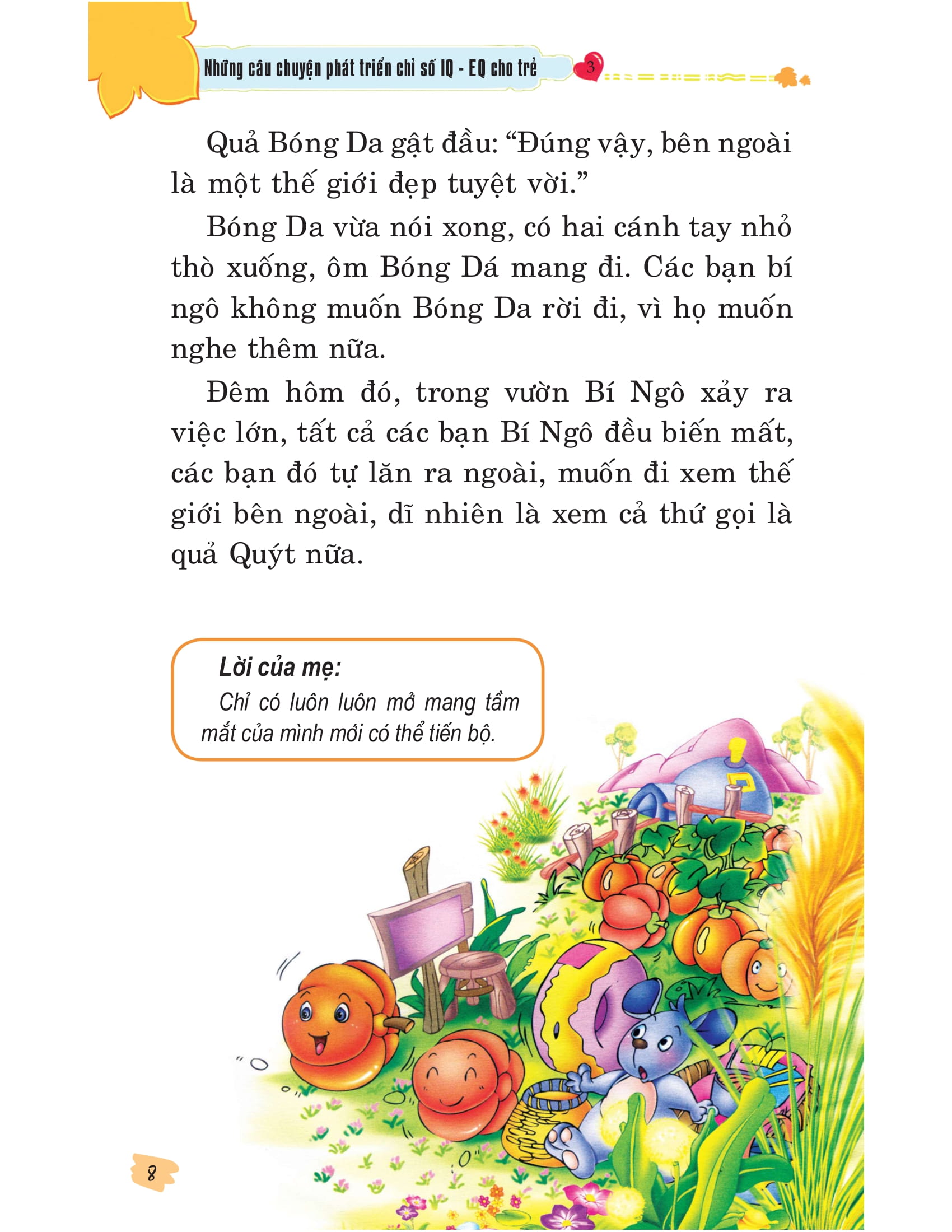 bộ những câu chuyện phát triển chỉ số iq-eq cho trẻ - tập 3 (tái bản)
