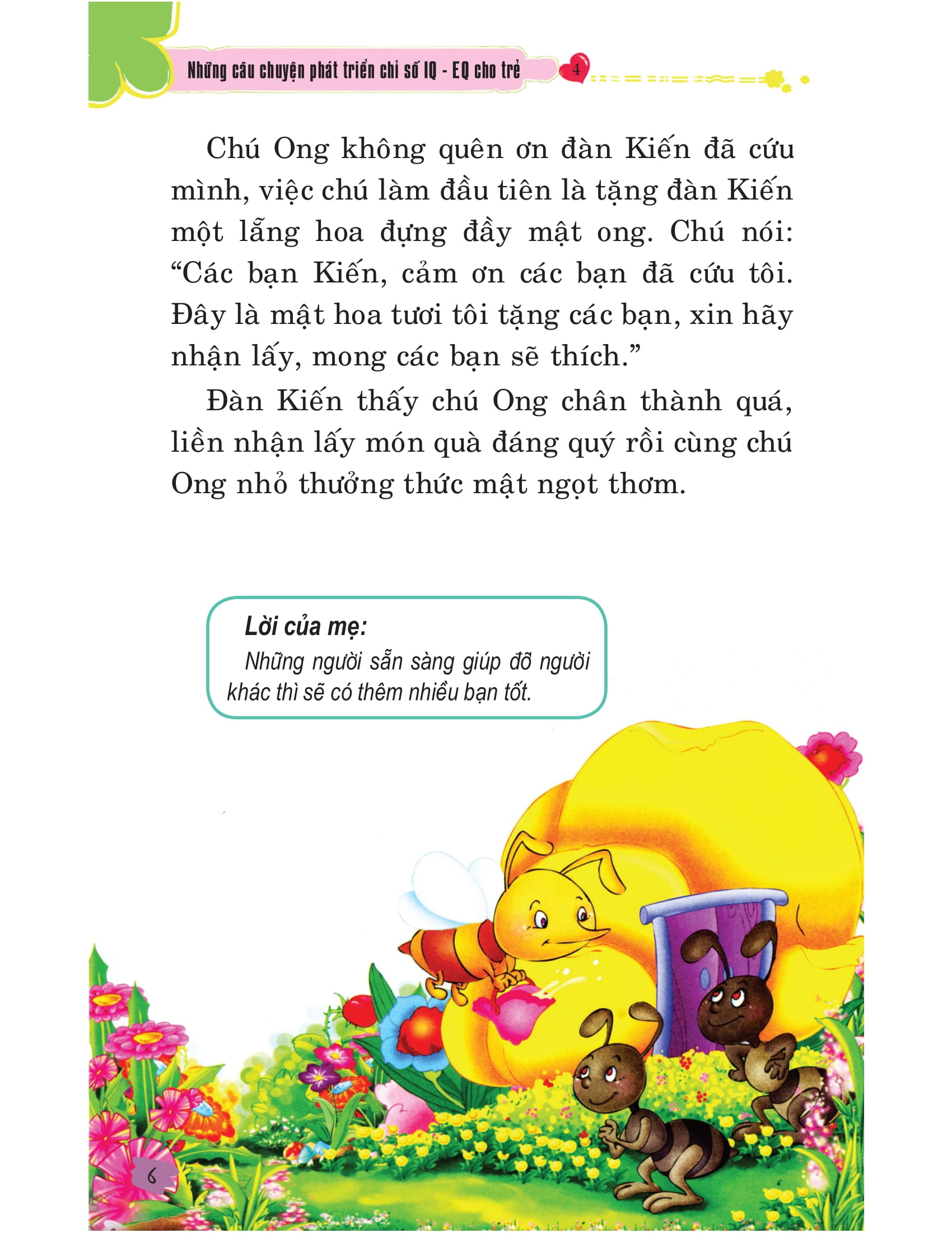 bộ những câu chuyện phát triển chỉ số iq-eq cho trẻ - tập 4 (tái bản)