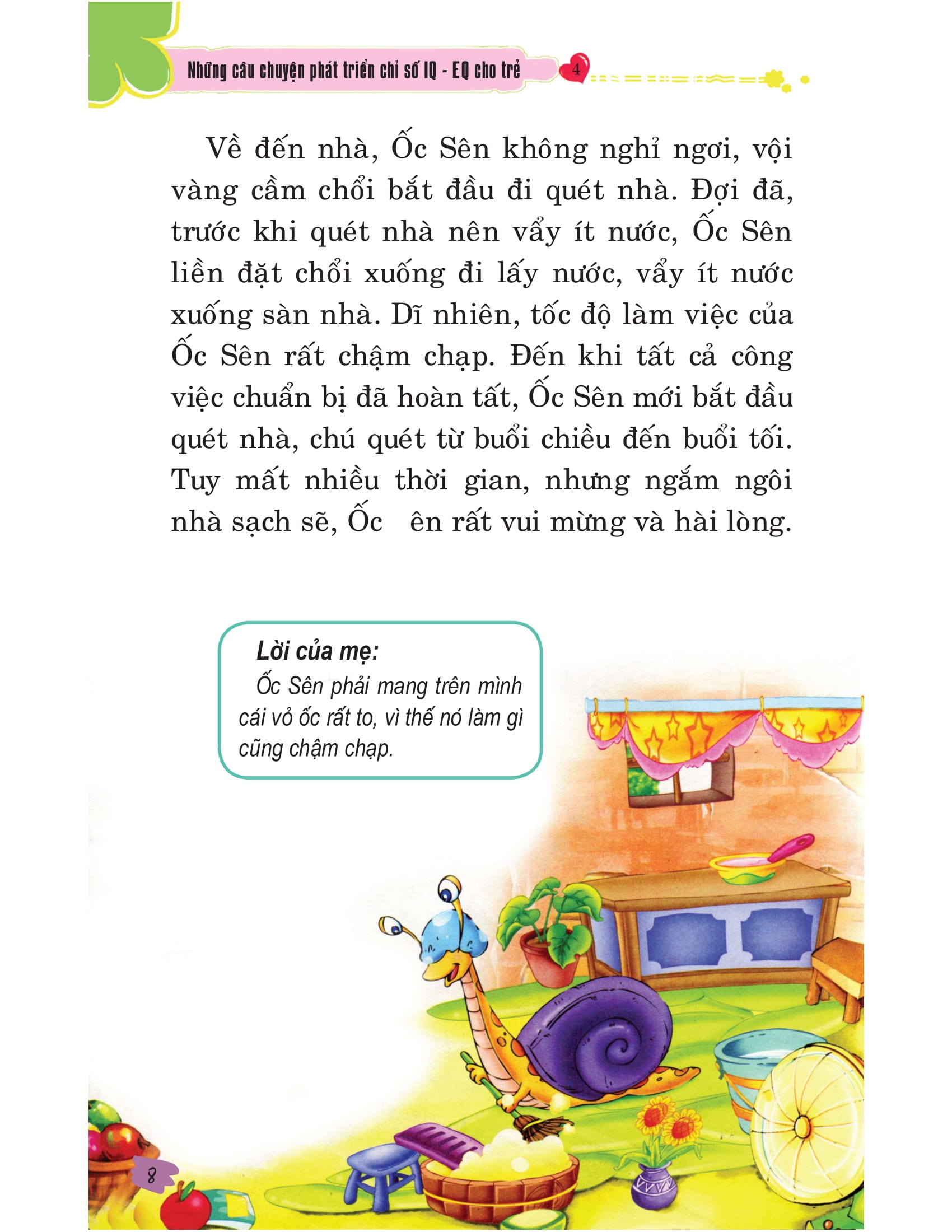 bộ những câu chuyện phát triển chỉ số iq-eq cho trẻ - tập 4 (tái bản)