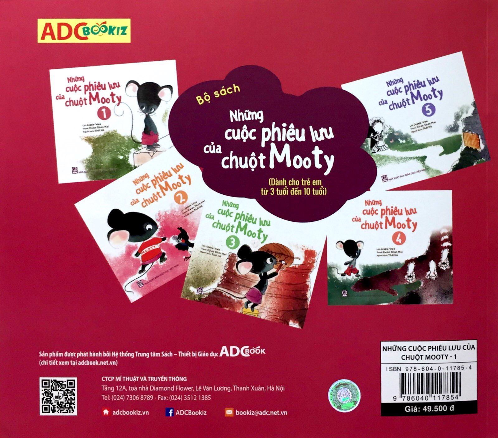 bộ những cuộc phiêu lưu của chuột mooty - tập 1