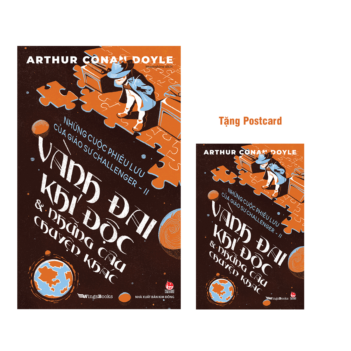 bộ những cuộc phiêu lưu của giáo sư challenger - tập 2 - vành đai khí độc và những câu chuyện khác - tặng kèm postcard