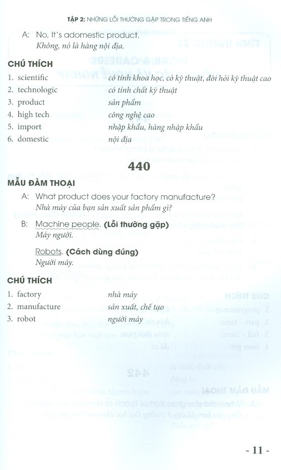 bộ những lỗi thường gặp trong tiếng anh khi nói chuyện với người nước ngoài - tập 2