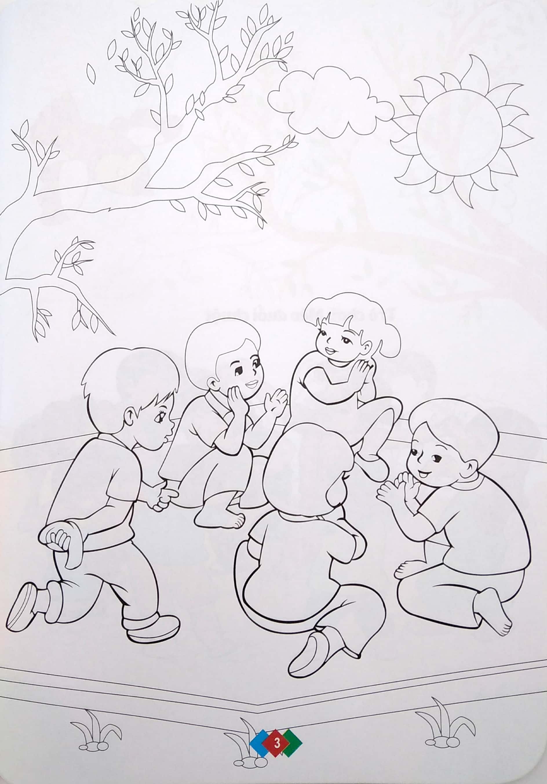 bộ những trò chơi dân gian - sắc màu tuổi thơ - tập 3