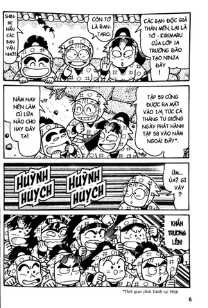 bộ ninja rantaro - tập 60 - tặng kèm postcard