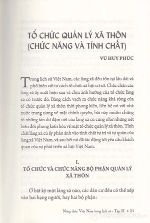 bộ nông thôn việt nam trong lịch sử - tập 2