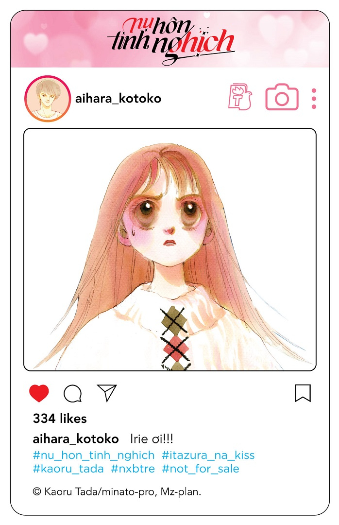 bộ nụ hôn tinh nghịch - tập 1 - tặng kèm thẻ sns nhựa