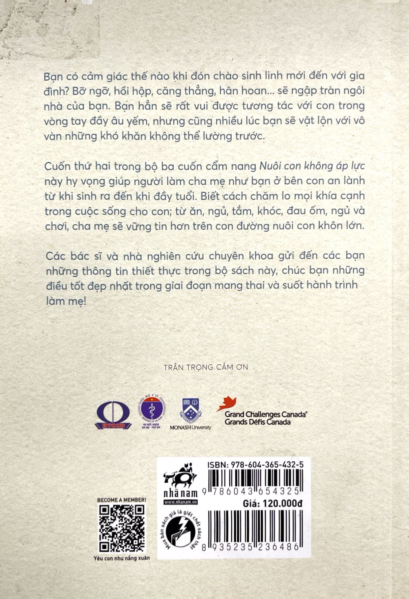 bộ nuôi con không áp lực - cuốn 2 - cùng con bước vào đời (bé 0-1 tuổi)