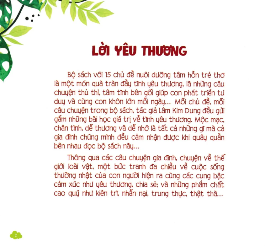 bộ nuôi dưỡng tâm hồn trẻ thơ - tập 2: bài tập làm văn trong mơ (dành cho trẻ từ 0 đến 3 tuổi)