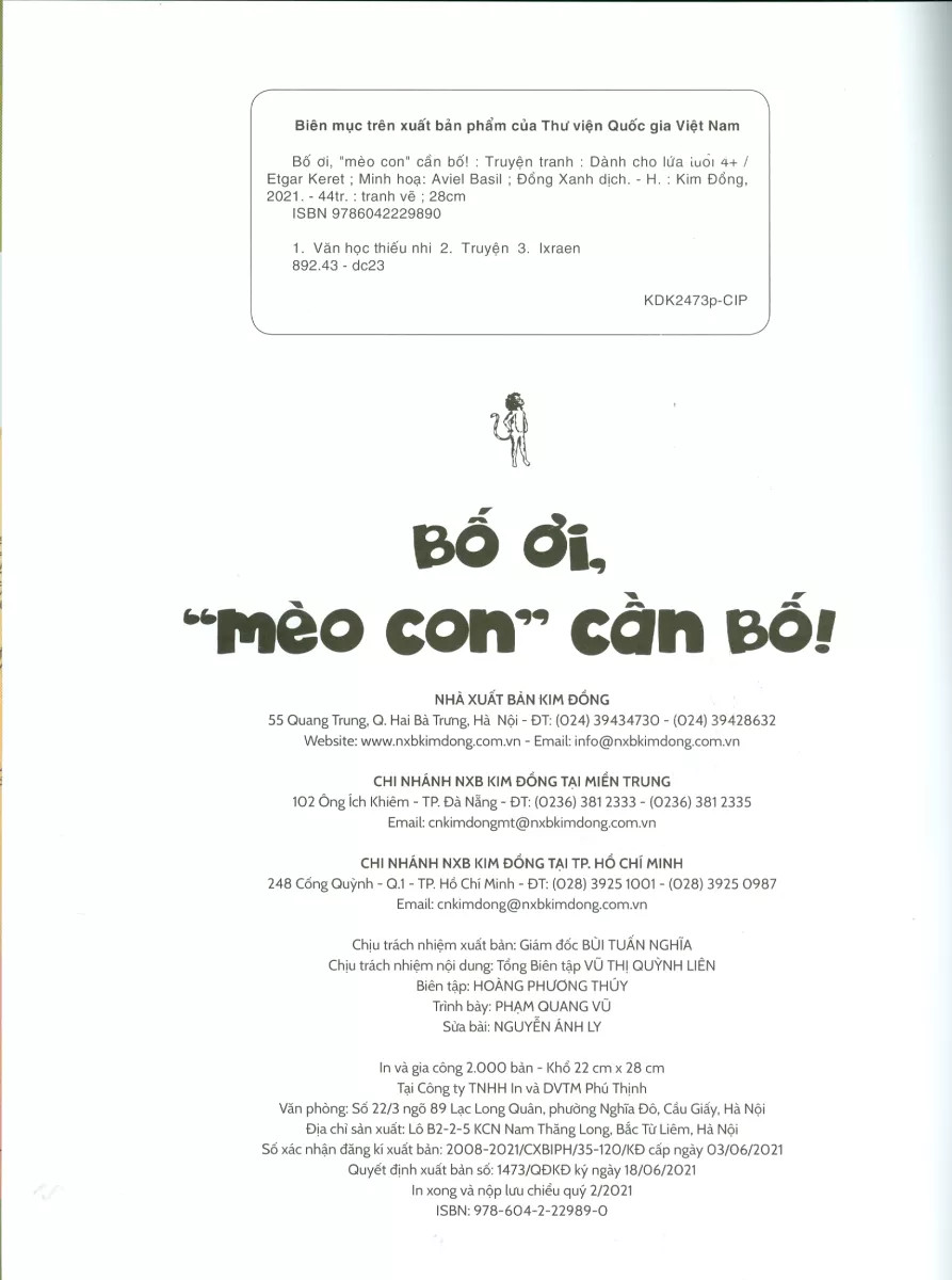 bố ơi, “mèo con” cần bố!