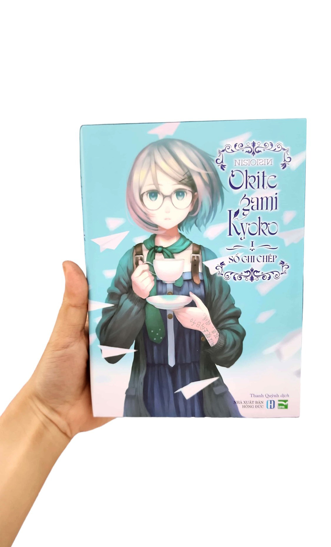 bộ okitegami kyoko i - sổ ghi chép - tặng kèm postcard nhựa hình nhân vật