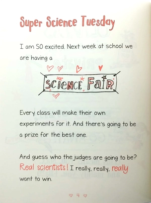 bộ olivia's secret scribbles #4: super science stars