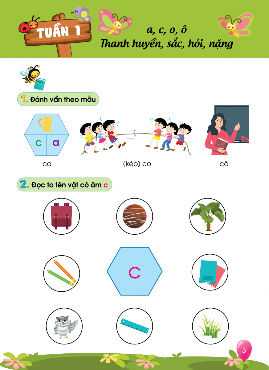 bộ ôn luyện tiếng việt 1 - tập 1