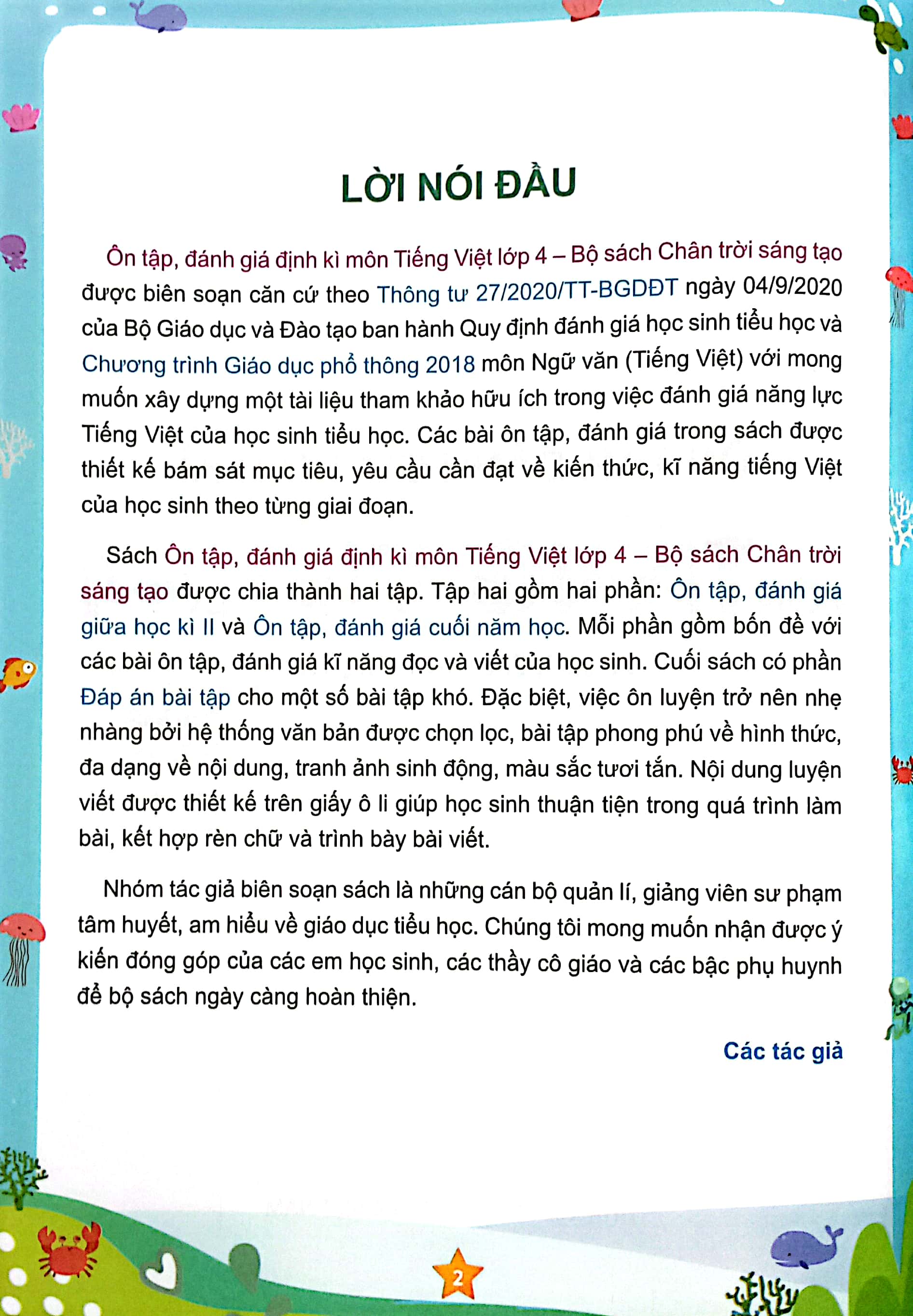 Bo
						
										
										On Tap, Danh Gia Dinh Ki Mon Tieng Viet Lop 4 - Tap 2 (Chan Troi) (Chuan)